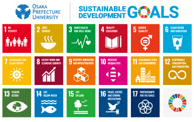 Osaka Prefecture University supports the Sustainable Development Goals
